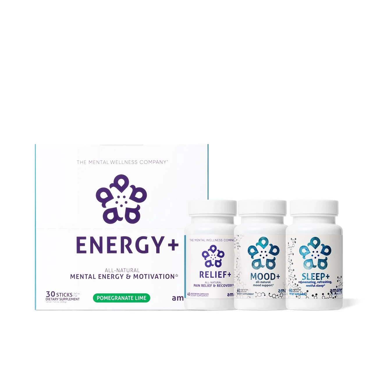 Amare Mental Fitness Pack (Sugar & Caffeine Free)